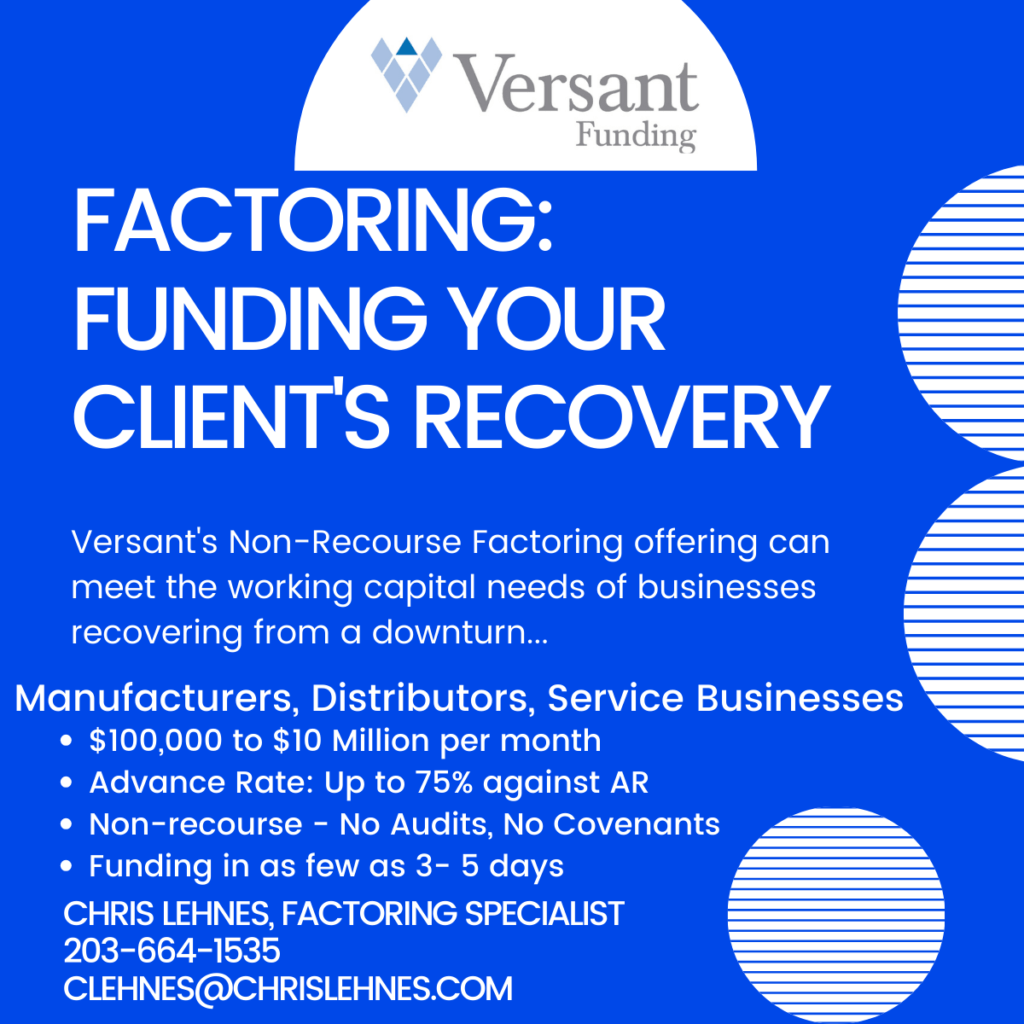 Factoring: Funding your client's Recovery