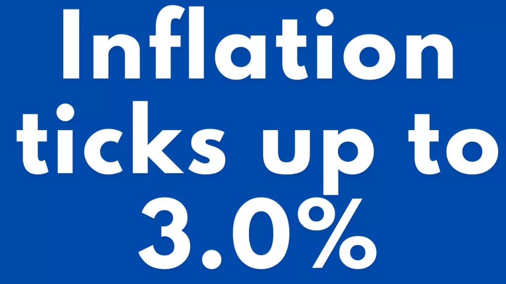 Inflation Ticks up to 3% - Now what?